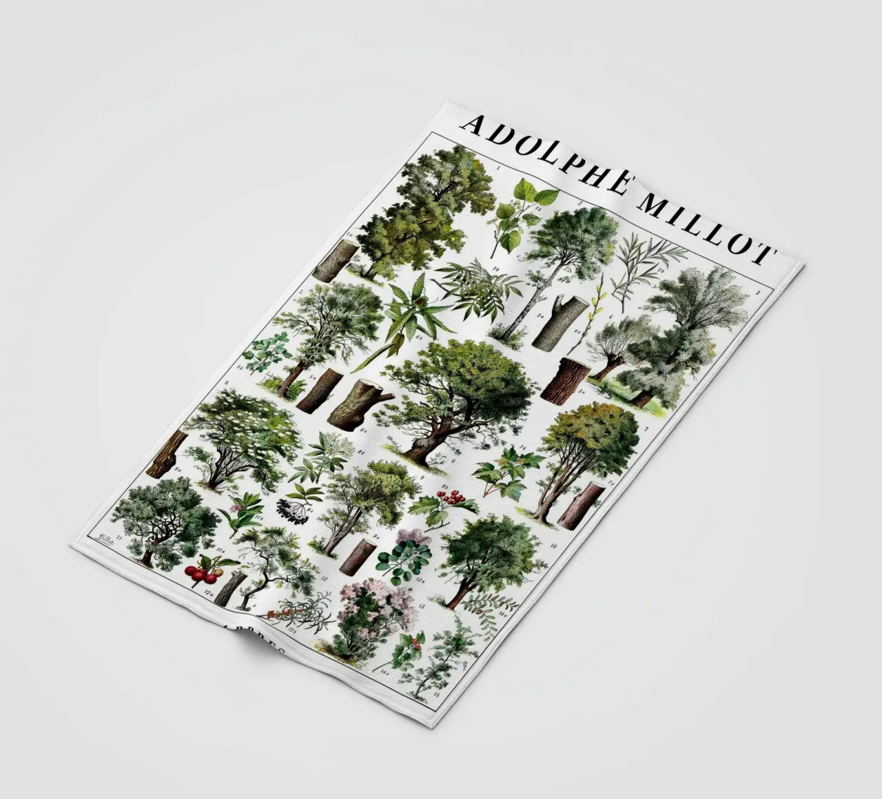 Trees Fleecedecke von Rob Lewis