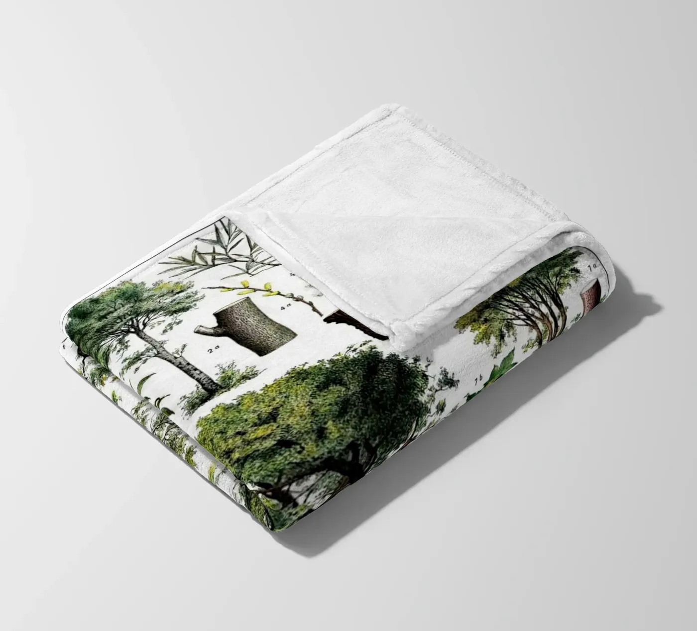 Trees Fleecedecke von Rob Lewis