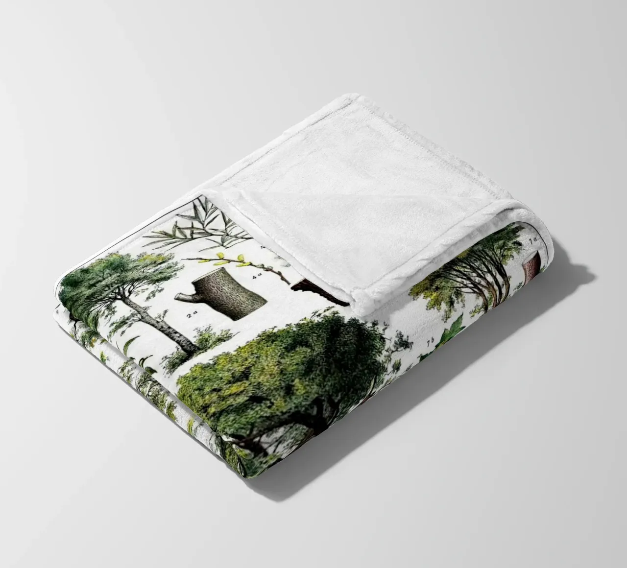 Trees Fleecedecke von Rob Lewis