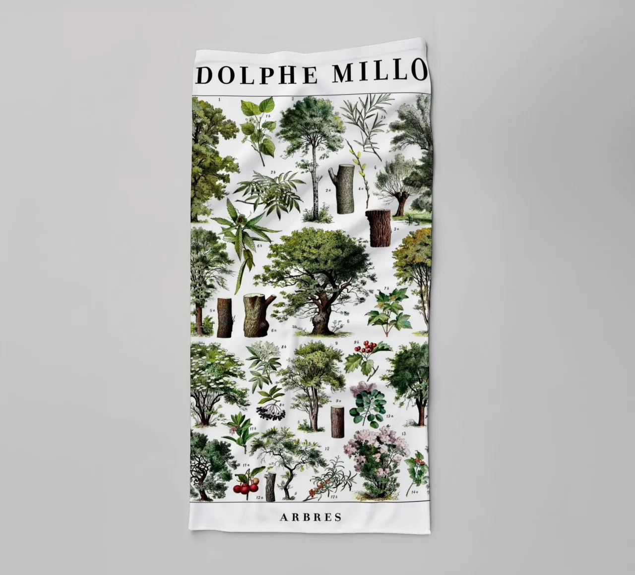 Trees towel by Rob Lewis