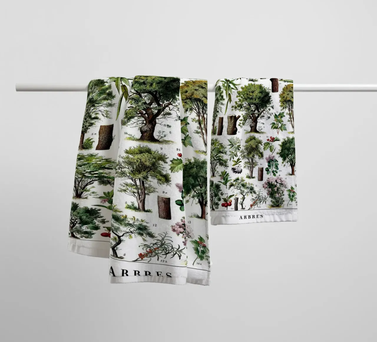 Trees towel by Rob Lewis