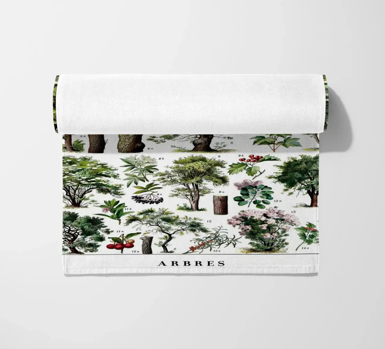 Trees beach towel by Rob Lewis