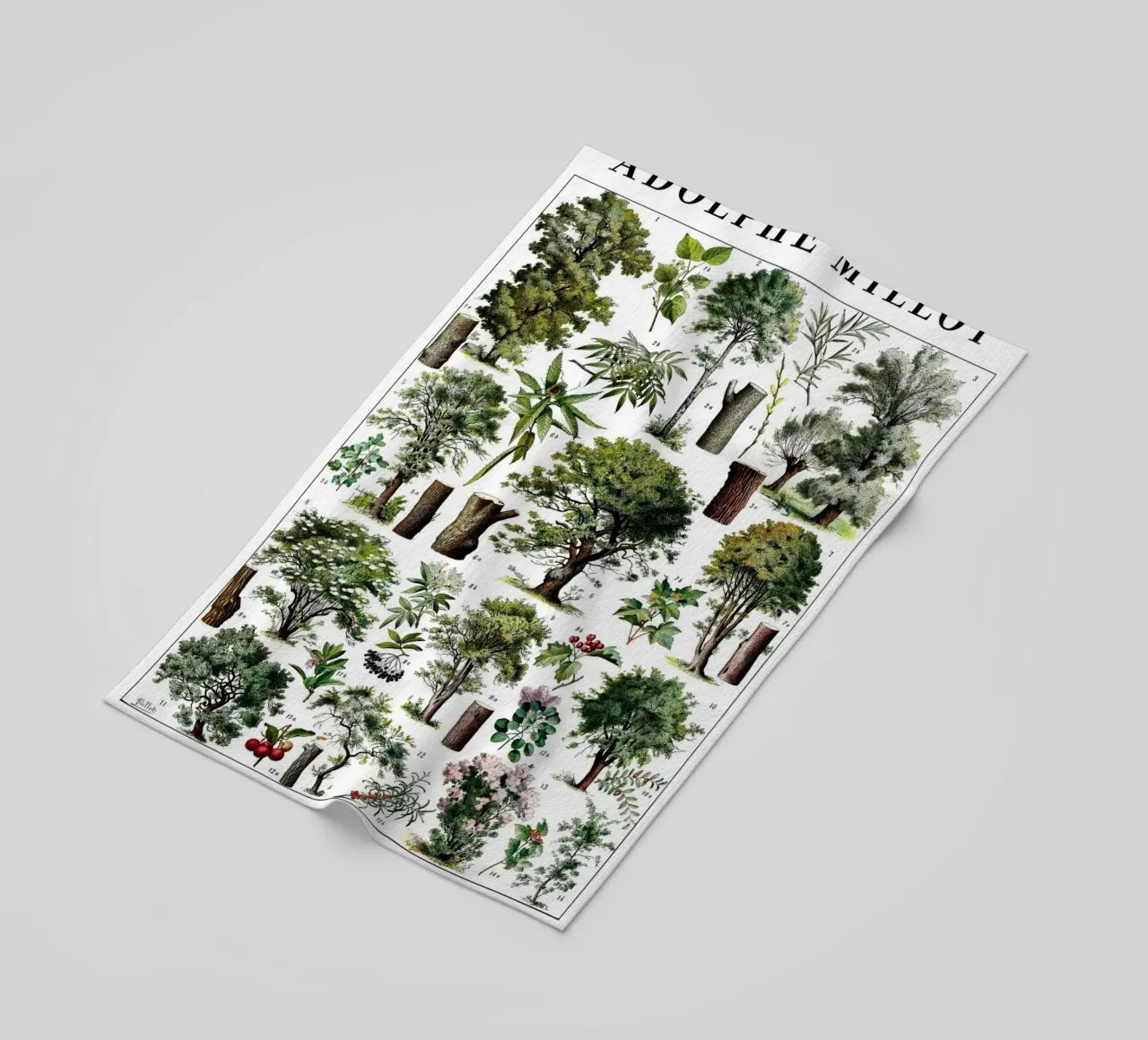 Trees beach towel by Rob Lewis