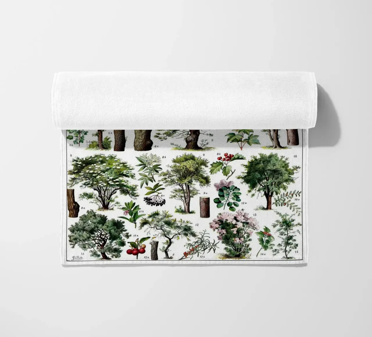 Trees beach towel by Rob Lewis