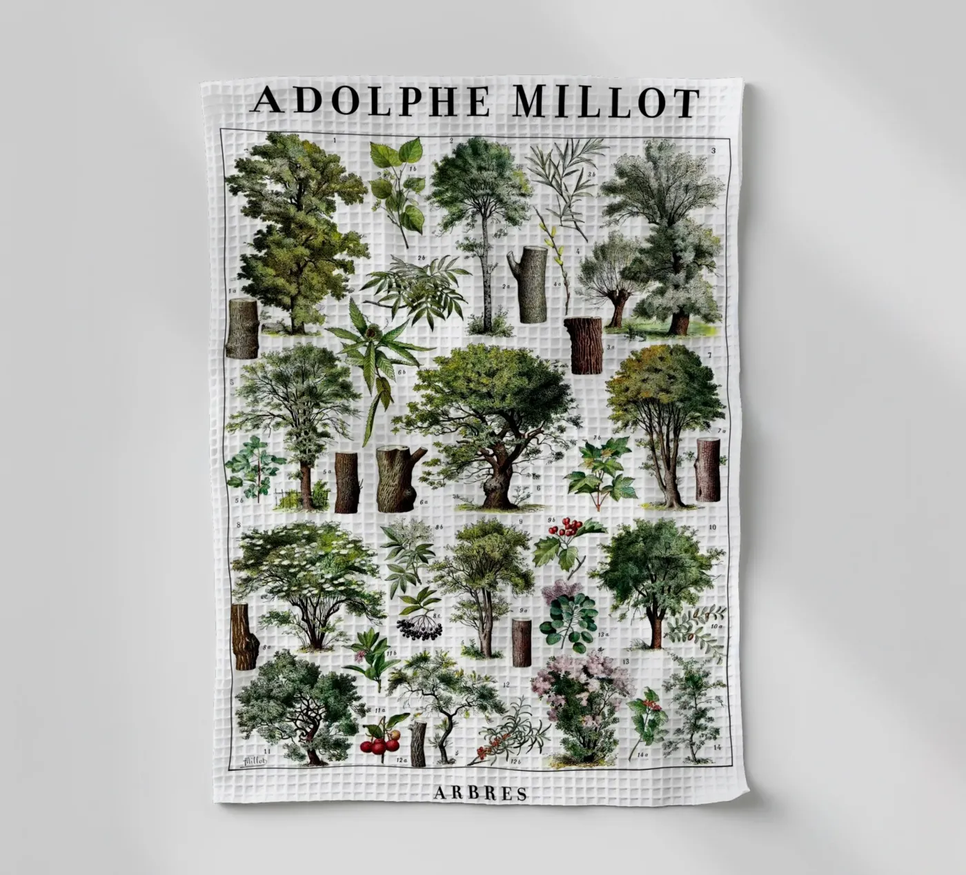 Trees tea towel by Rob Lewis