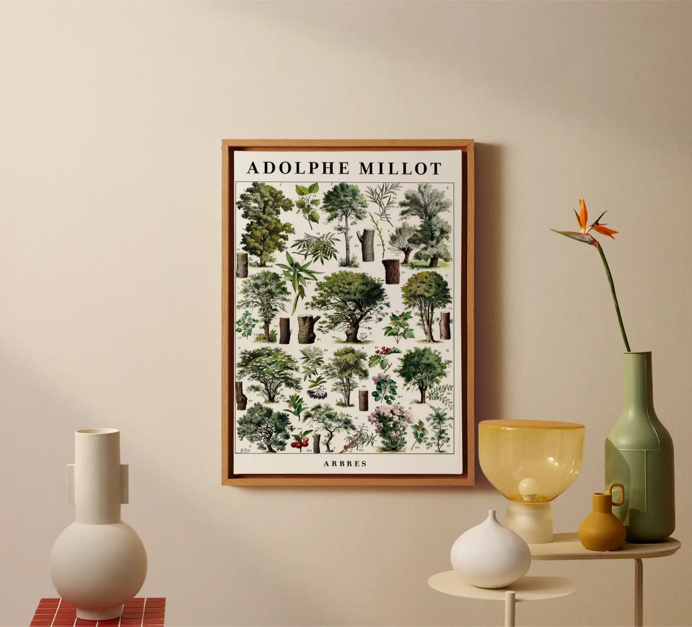 Bomen canvas van Rob Lewis