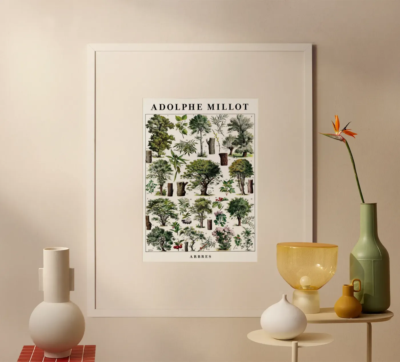 Bomen poster van Rob Lewis