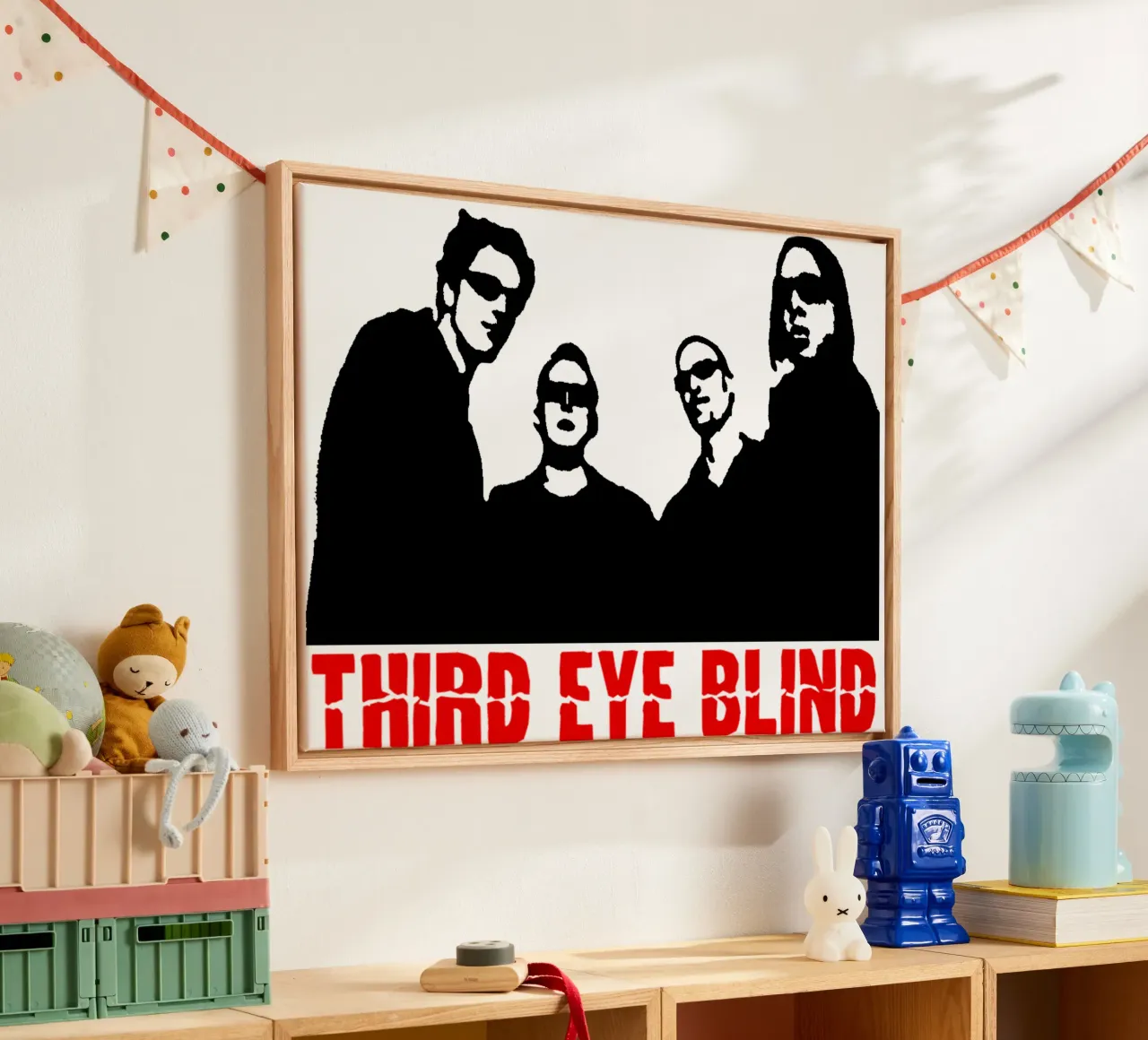 Maglietta classica American Rock Eye Blind tela con Cornice a cassetta da phccpage