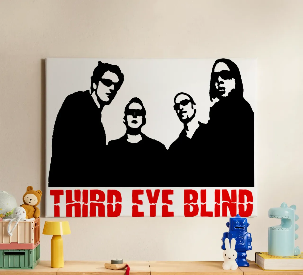 Maglietta classica American Rock Eye Blind tela con Cornice a cassetta da phccpage