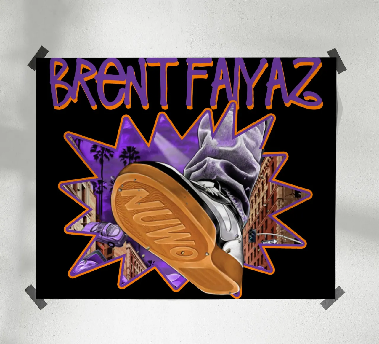 Stile vintage Brent Faiyaz poster da itzmyui