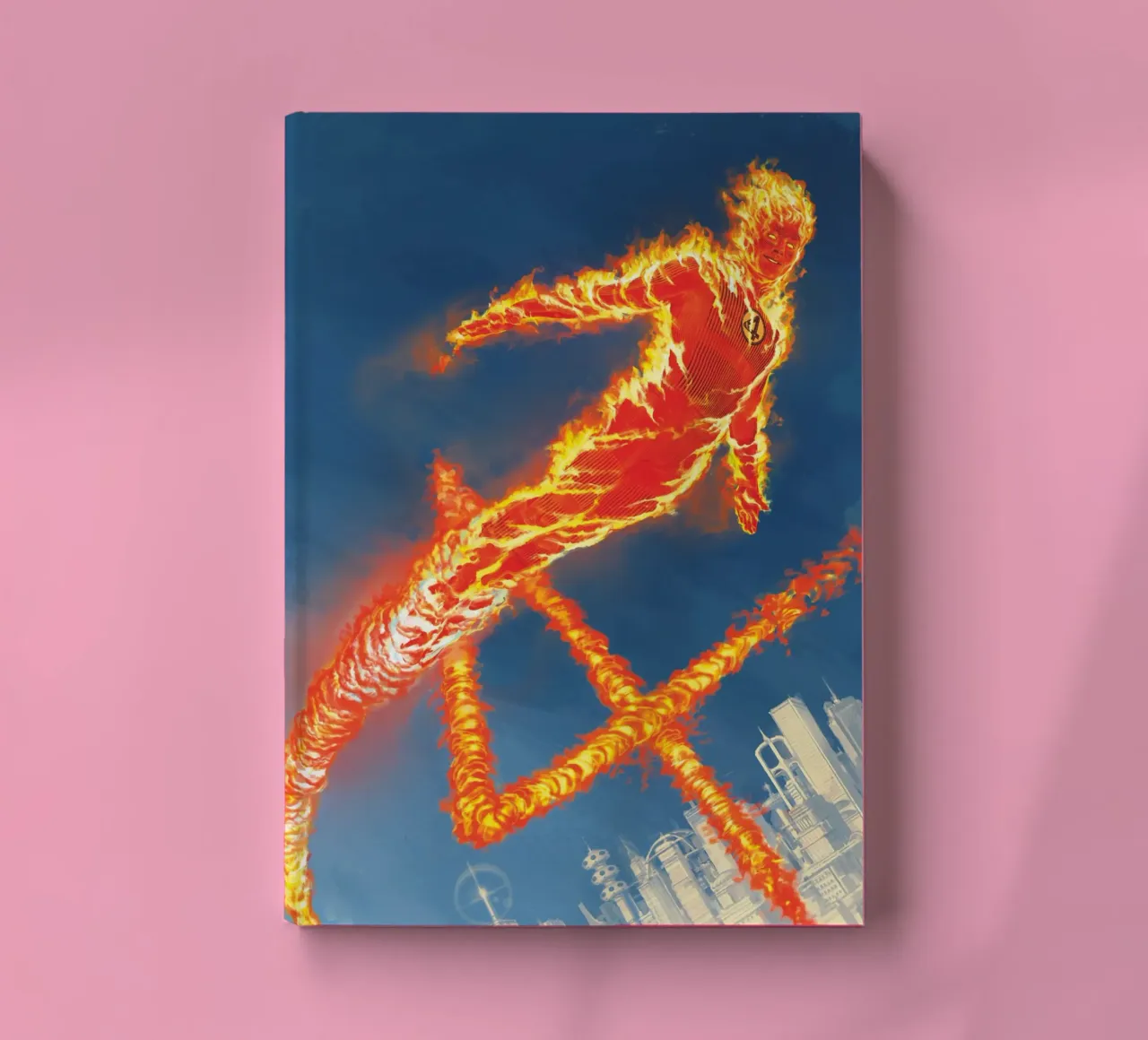 Human Torch II - Notebook notebook by FANTASTIC 4 by JUNIQE