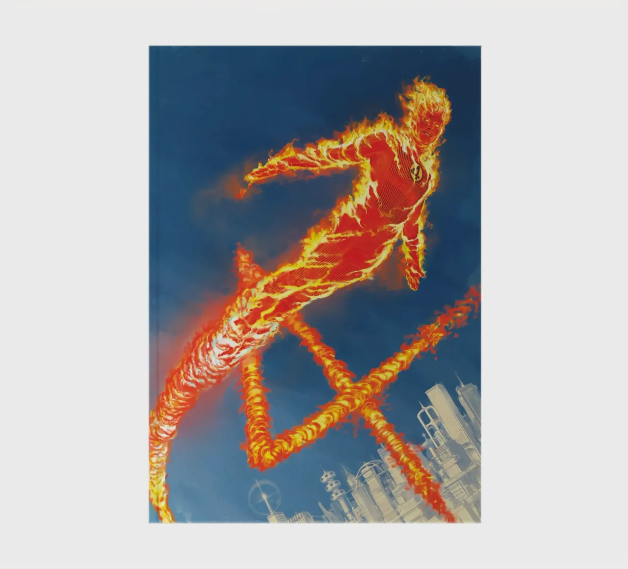 Human Torch II - Notebook notebook by FANTASTIC 4 by JUNIQE