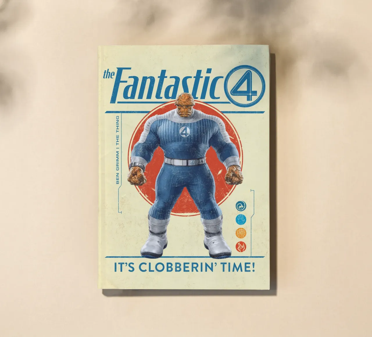 It´s Clobbering´ Time! notebook by FANTASTIC 4 by JUNIQE