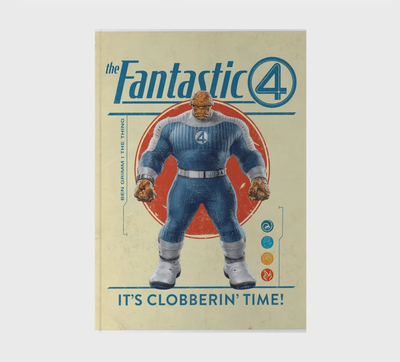 It´s Clobbering´ Time! notebook by FANTASTIC 4 by JUNIQE