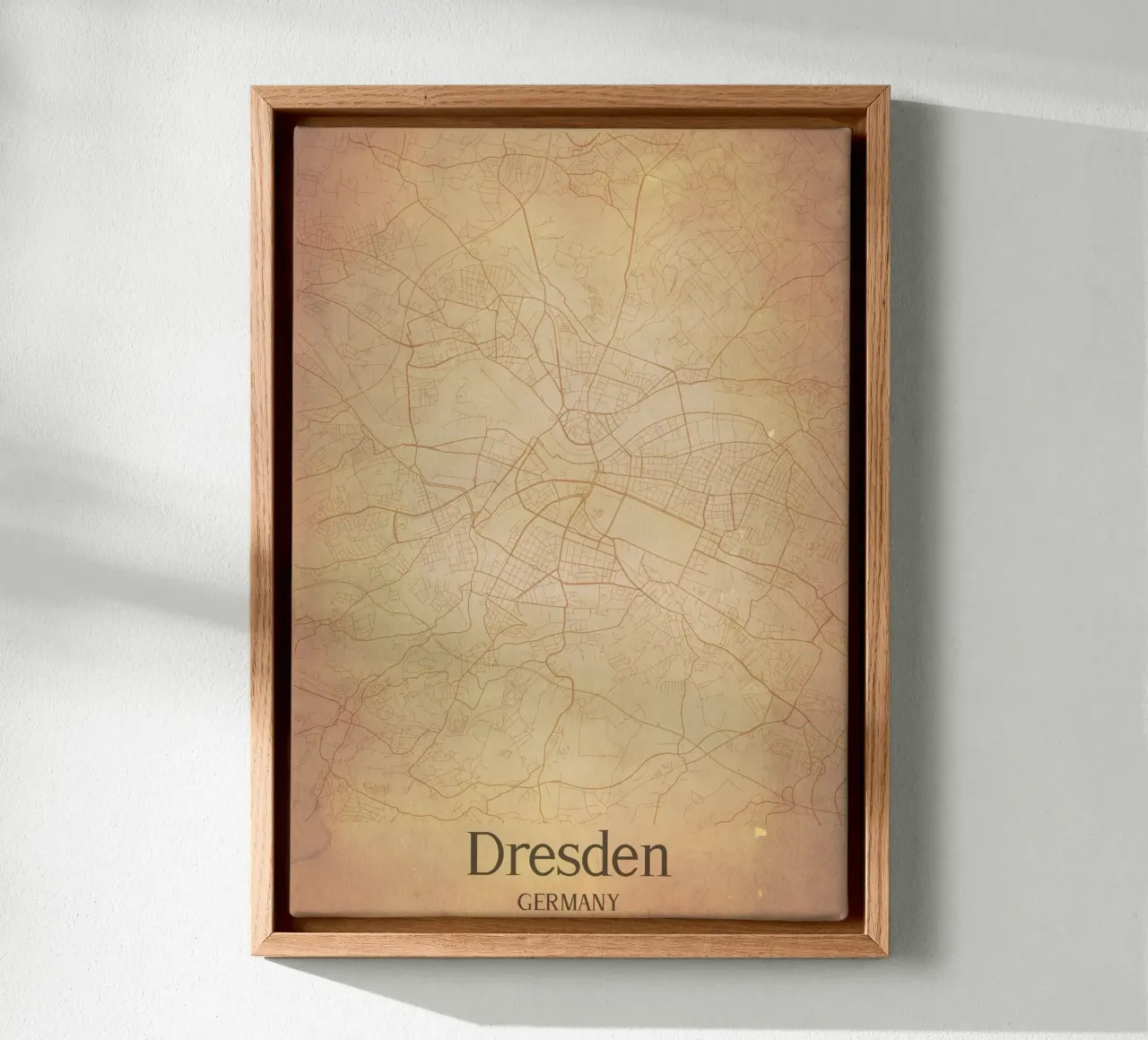 Dresden GERMANY tela con Cornice a cassetta da WorldPrint