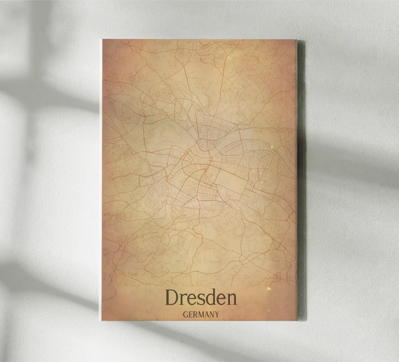 Dresden GERMANY tela con Cornice a cassetta da WorldPrint