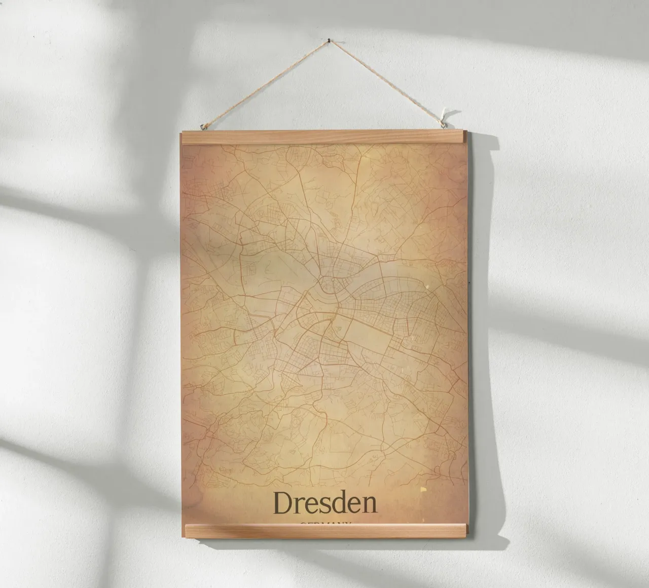 Dresden GERMANY poster con telaio in plastica da WorldPrint