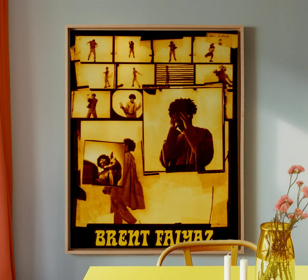 Soul in grungestijl canvas met Baklijst van itzmyui