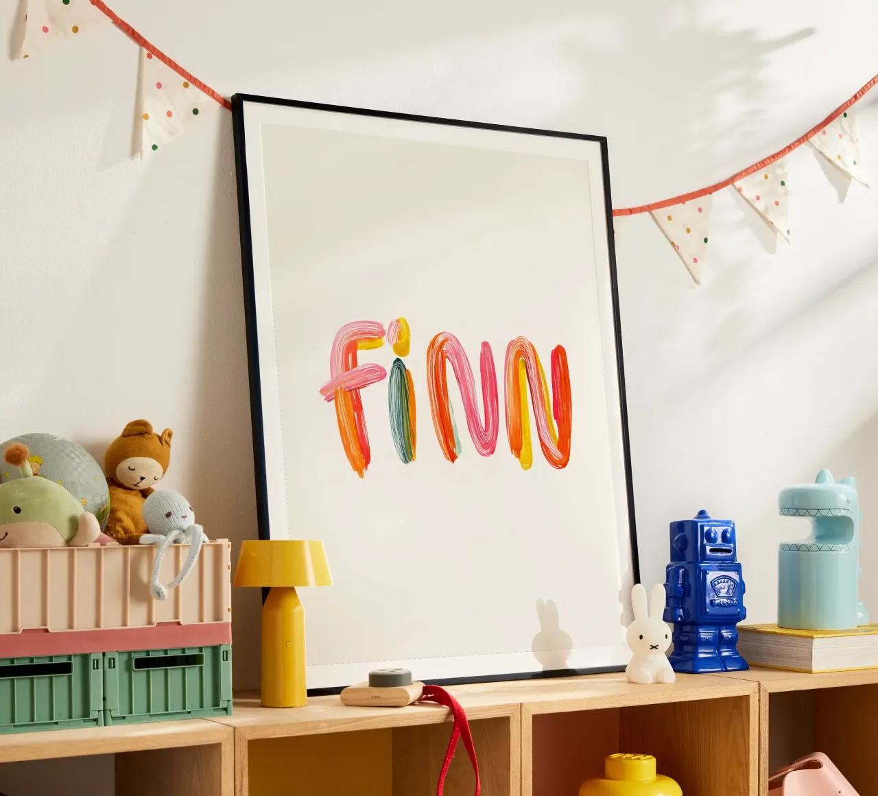Finn poster con telaio in plastica da Giggly Colors