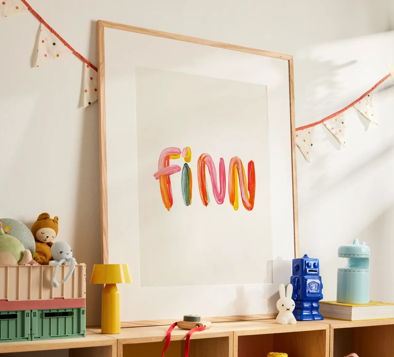 Finn poster con telaio in plastica da Giggly Colors