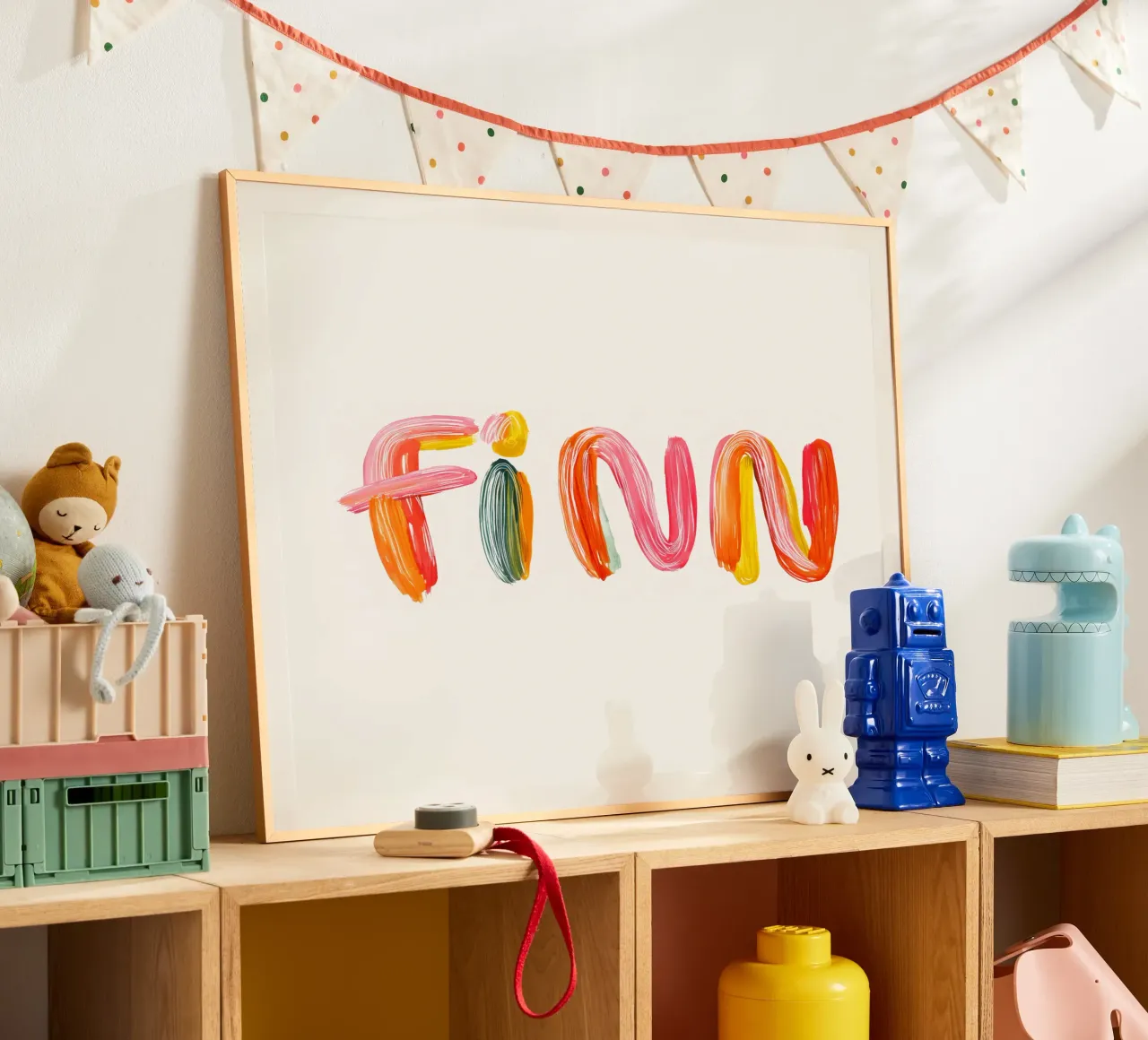 Finn poster con telaio in plastica da Giggly Colors