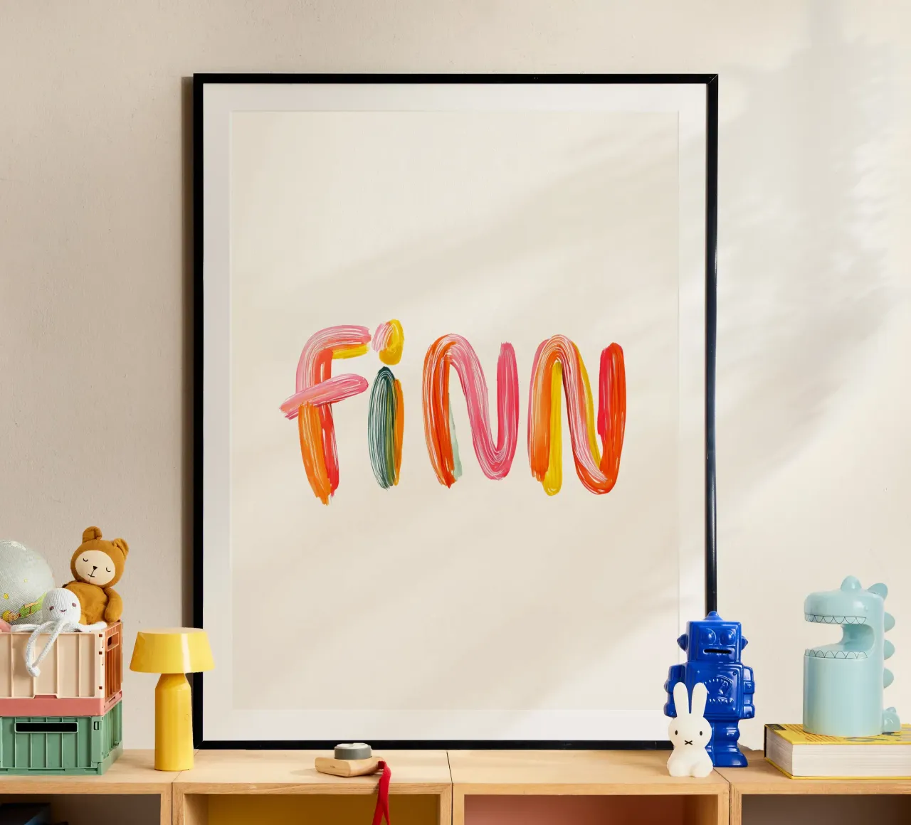 Finn poster con telaio in plastica da Giggly Colors