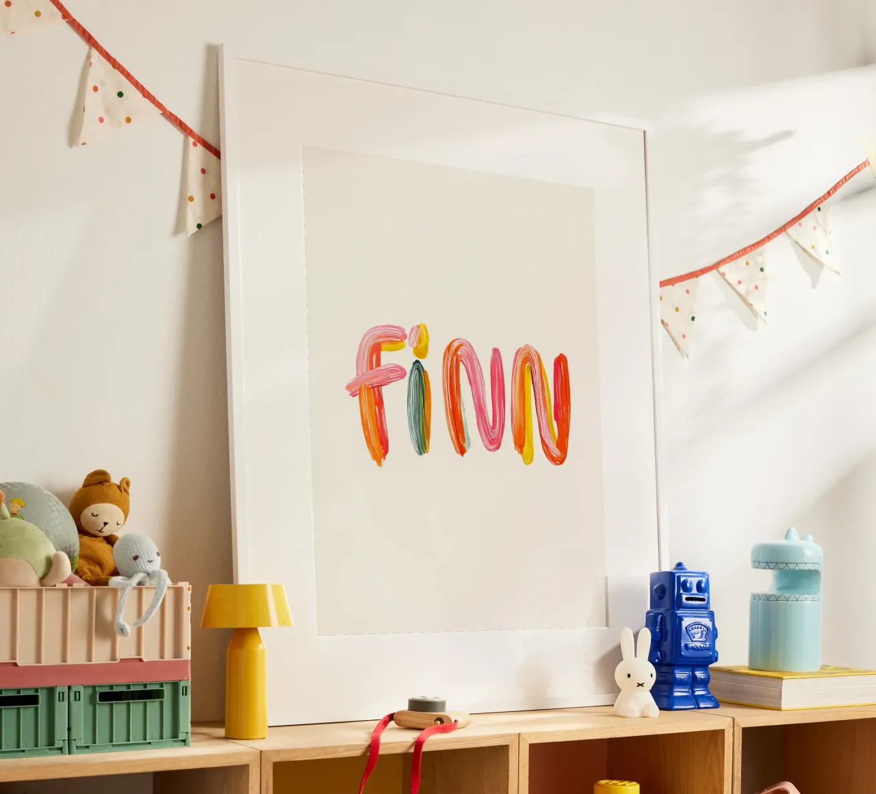 Finn poster con telaio in plastica da Giggly Colors