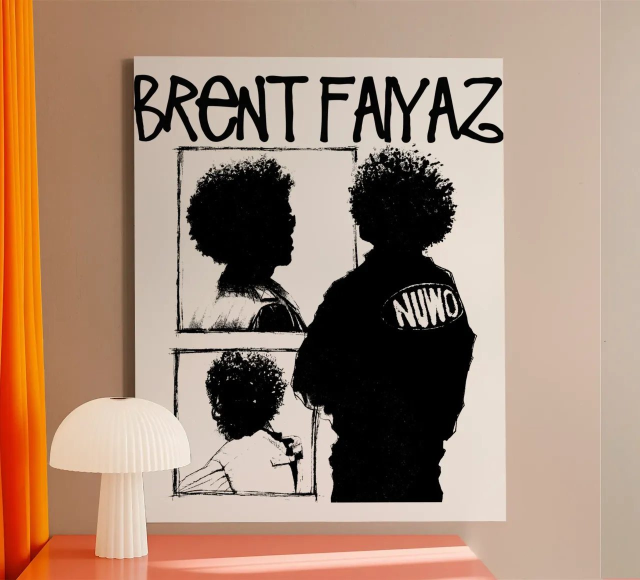 Silhouette dell'anima di Brent Fairez tela con Cornice a cassetta da itzmyui