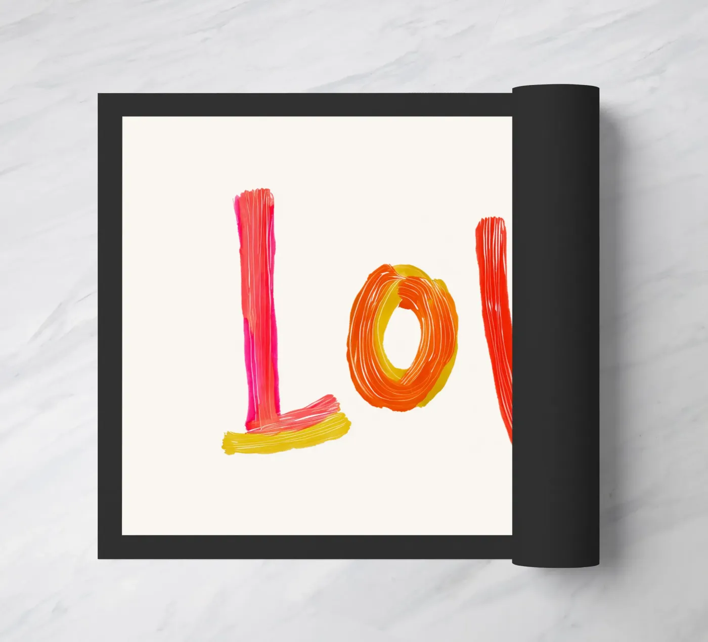 Liefde deurmat van Giggly Colors