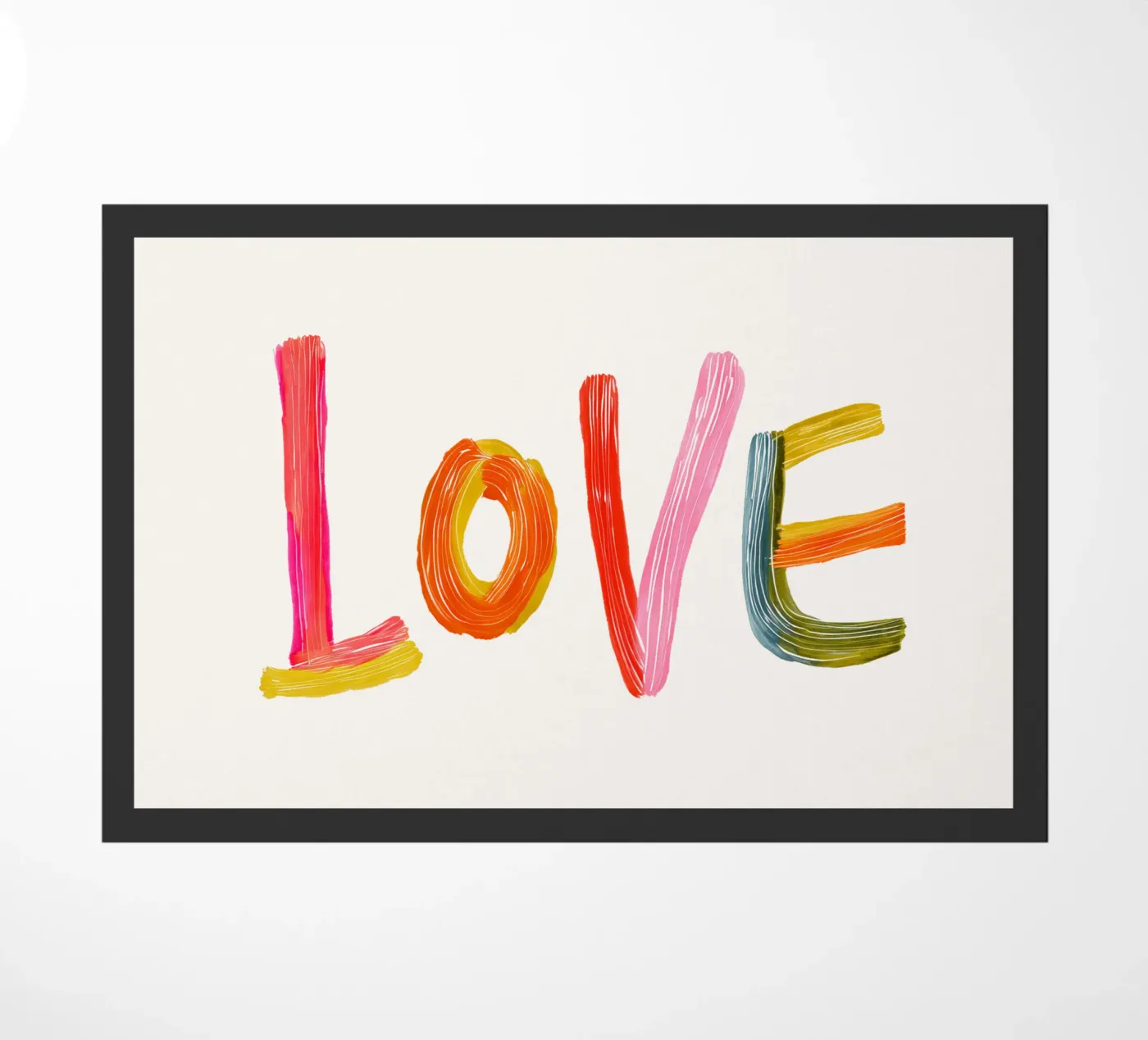 Liefde deurmat van Giggly Colors