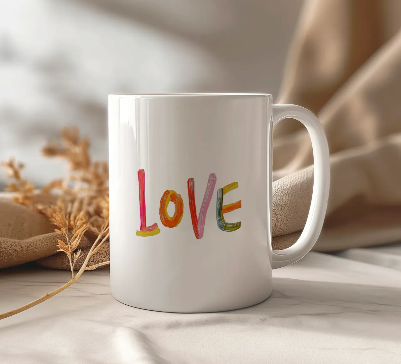 L'amore tazza in ceramica da Giggly Colors