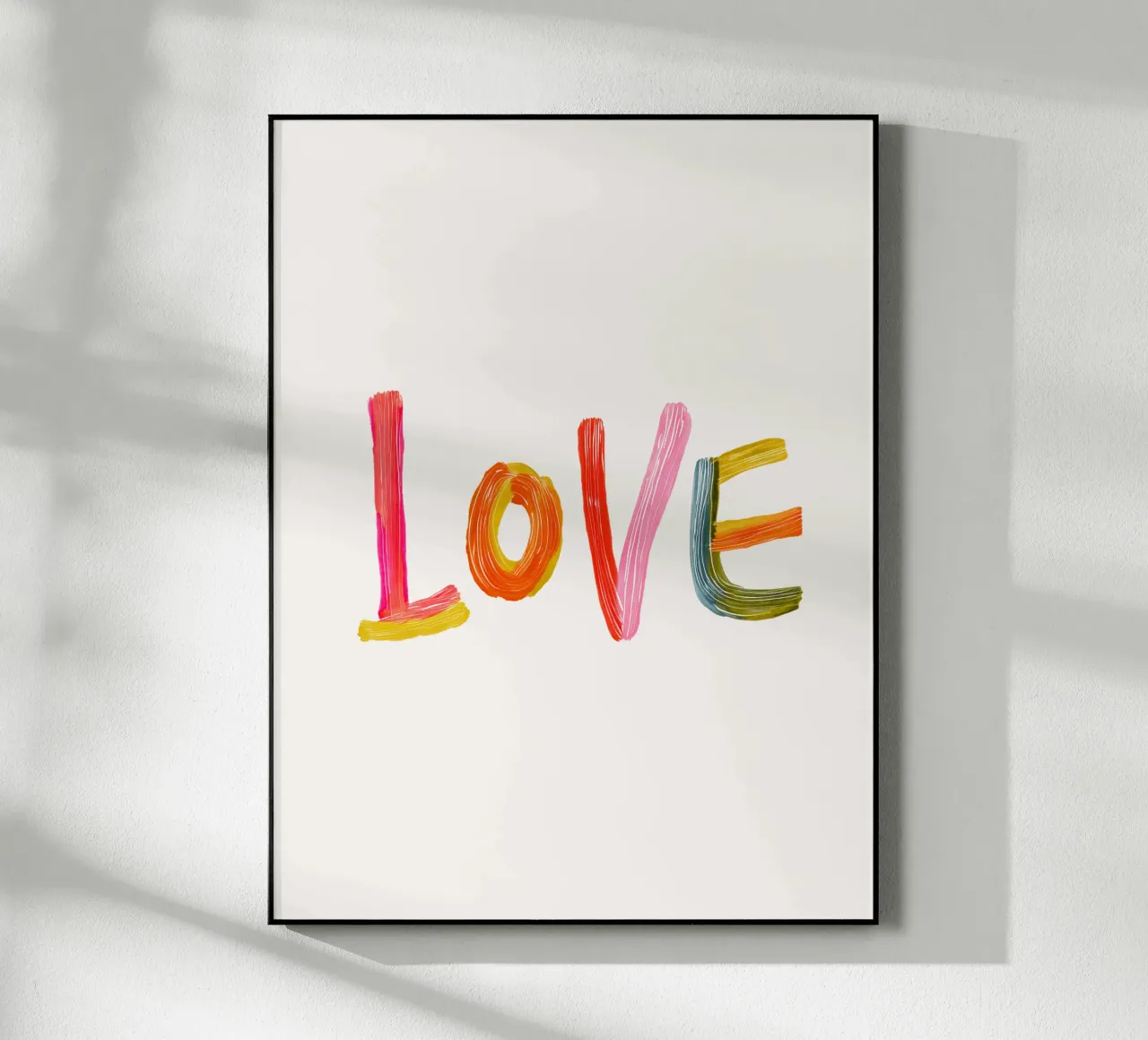 Love acrylic glass by Giggly Colors