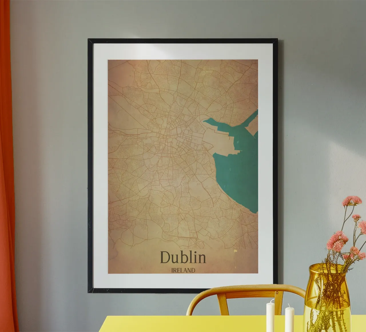 Dublin IRELAND poster da WorldPrint