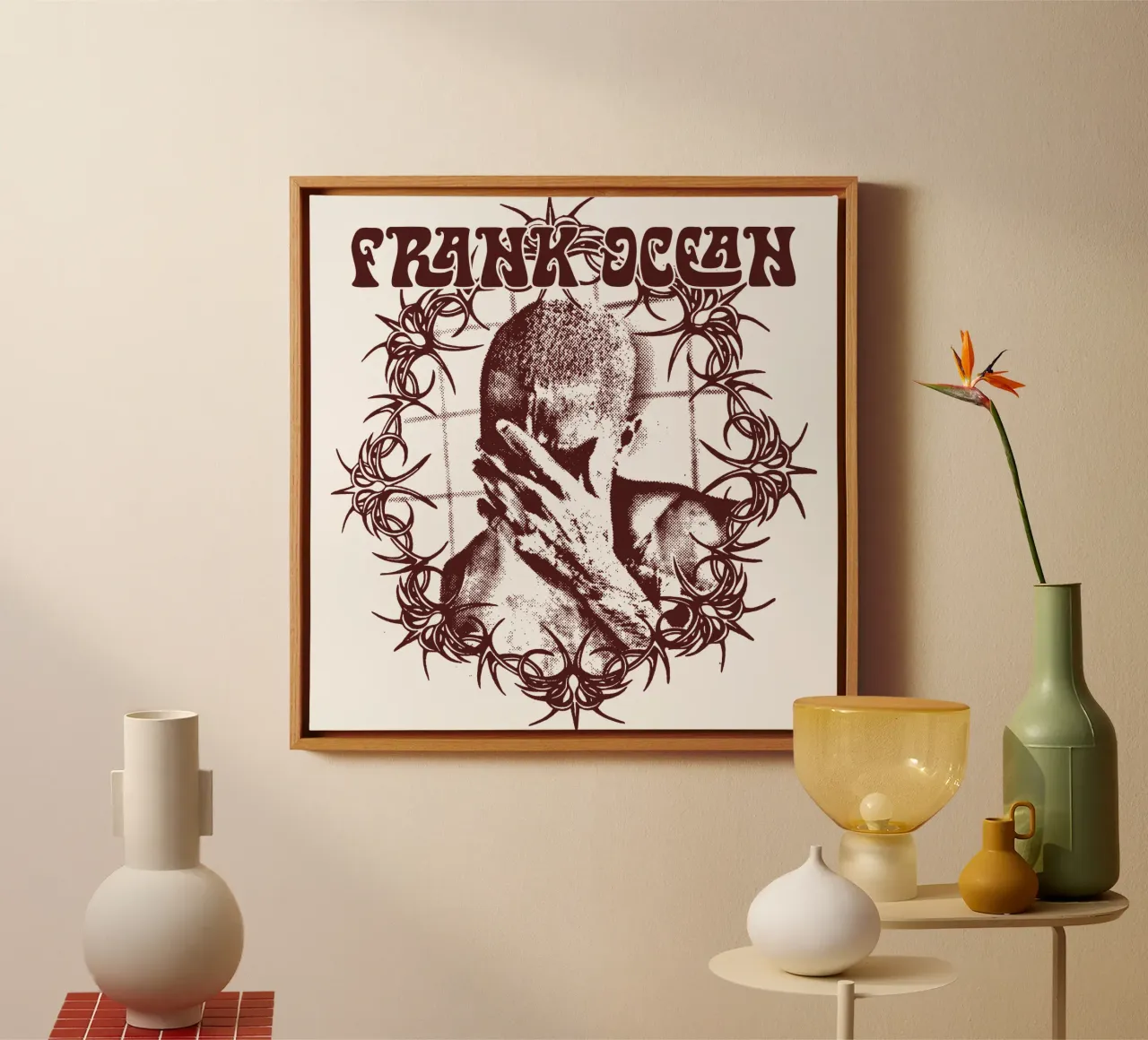 Silhouette Alternative canvas with Floater frame by imstildreaming