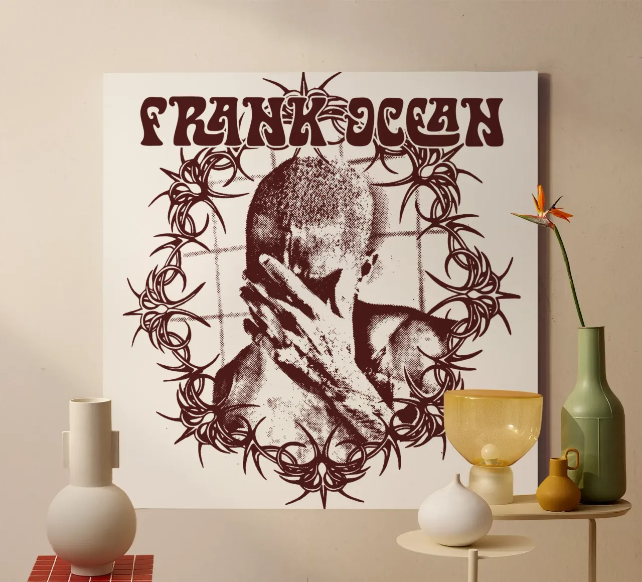 Silhouette Alternative canvas with Floater frame by imstildreaming