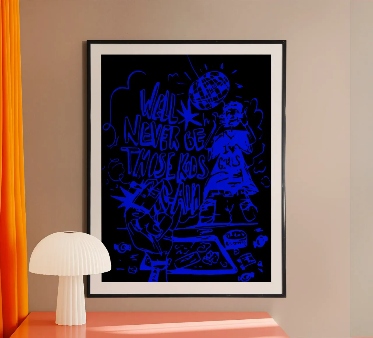 Frank ocean ALternatif poster con telaio in alluminio da imstildreaming
