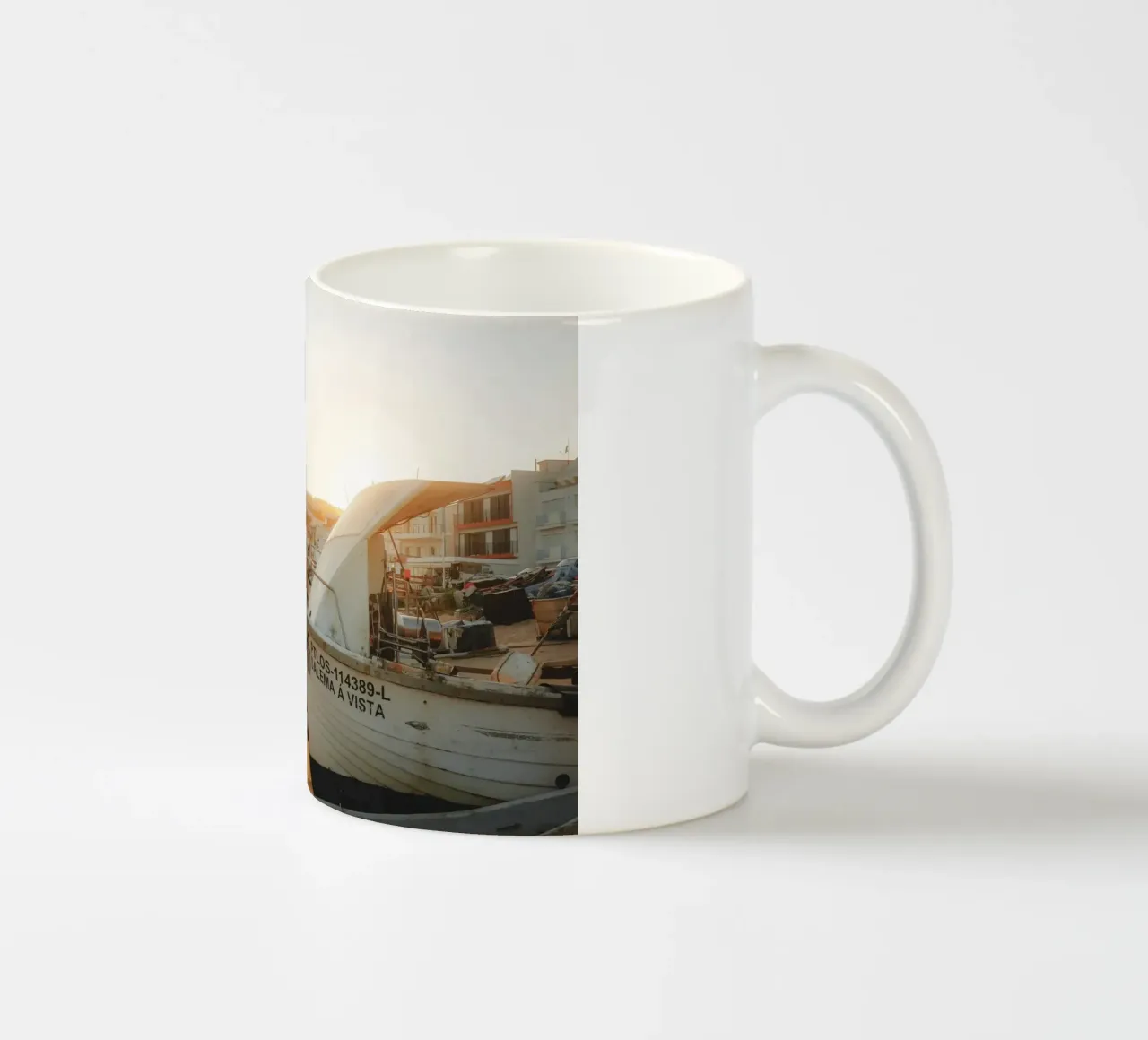 Golden Hour at Salema Beach tazza in ceramica da Thilo Grøsch