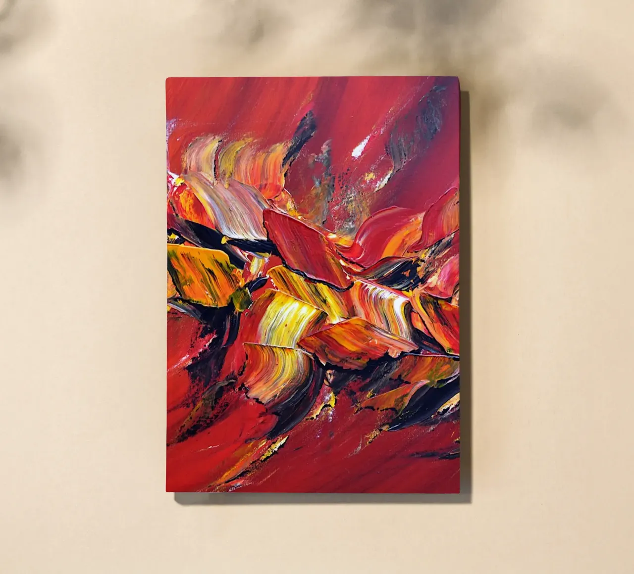 The firebird notebook by Thierry Vobmann Abstract painting