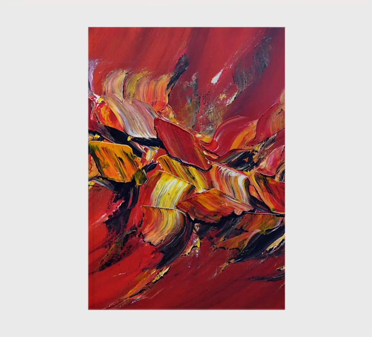 The firebird notebook by Thierry Vobmann Abstract painting