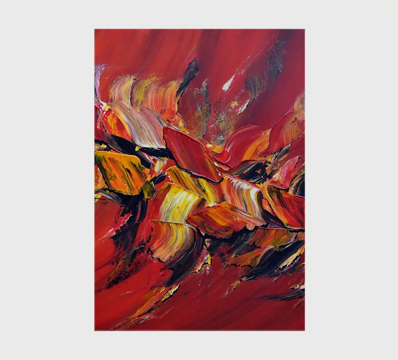The firebird notebook by Thierry Vobmann Abstract painting