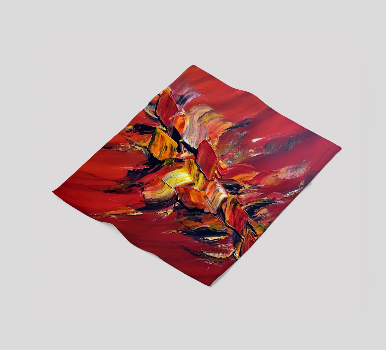 L'uccello di fuoco coperta in pile da Thierry Vobmann Abstract painting