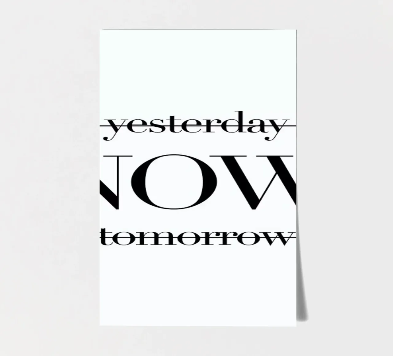 Now Stickerbogen von Mottos by Sinan Saydik