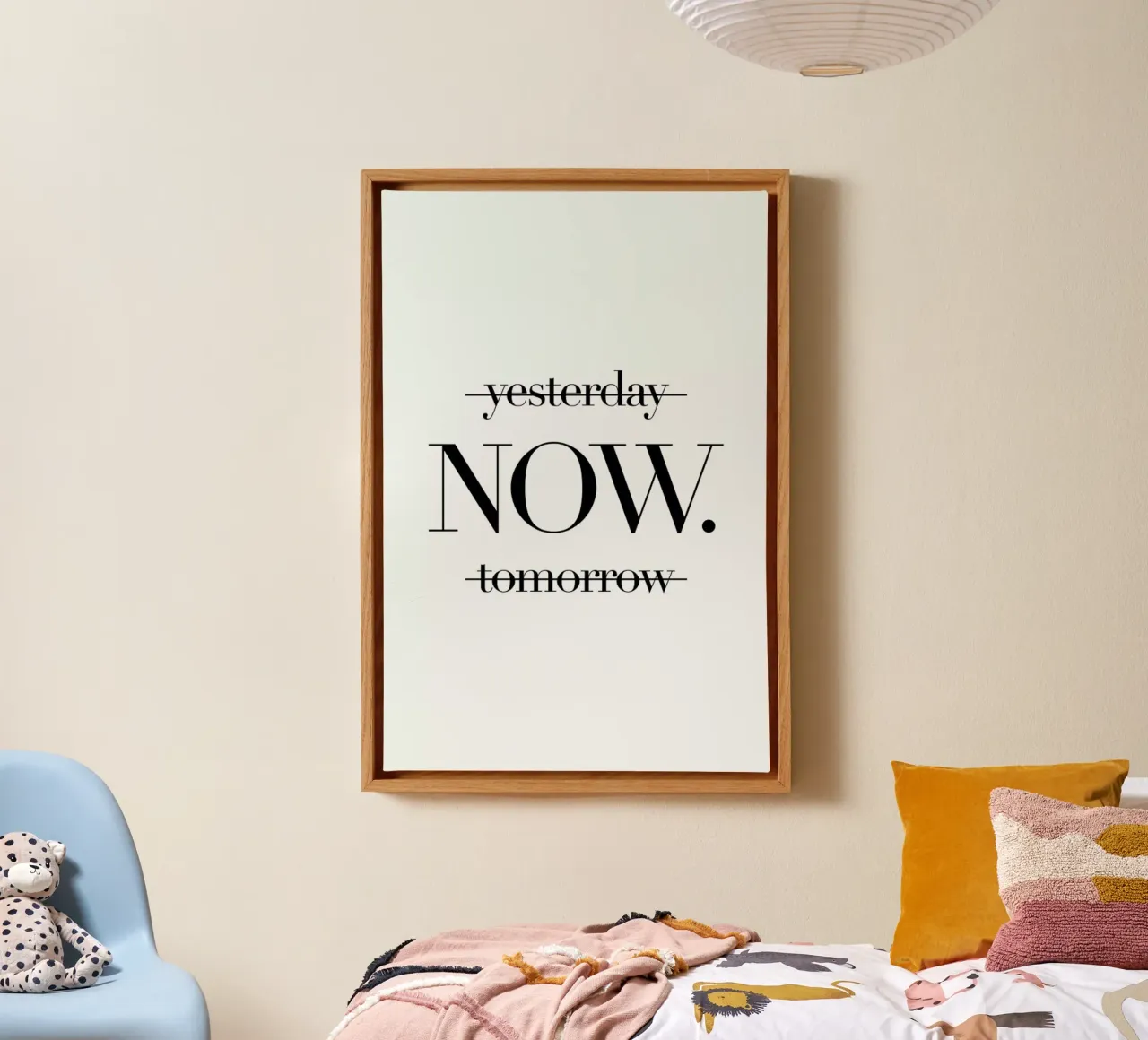 Now canvas van Mottos by Sinan Saydik