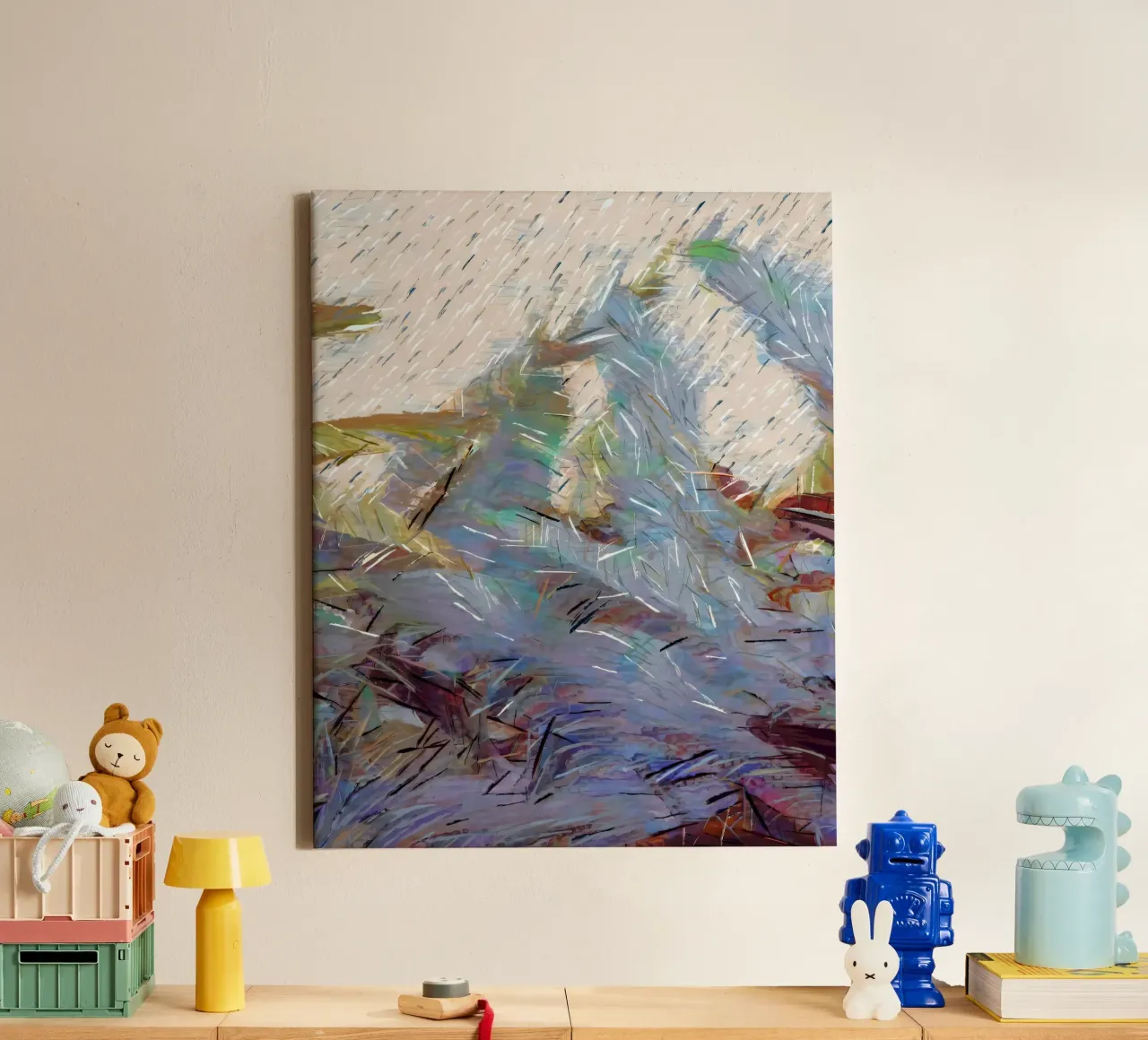 Beyond The Forest canvas with Floater frame by 83oranges