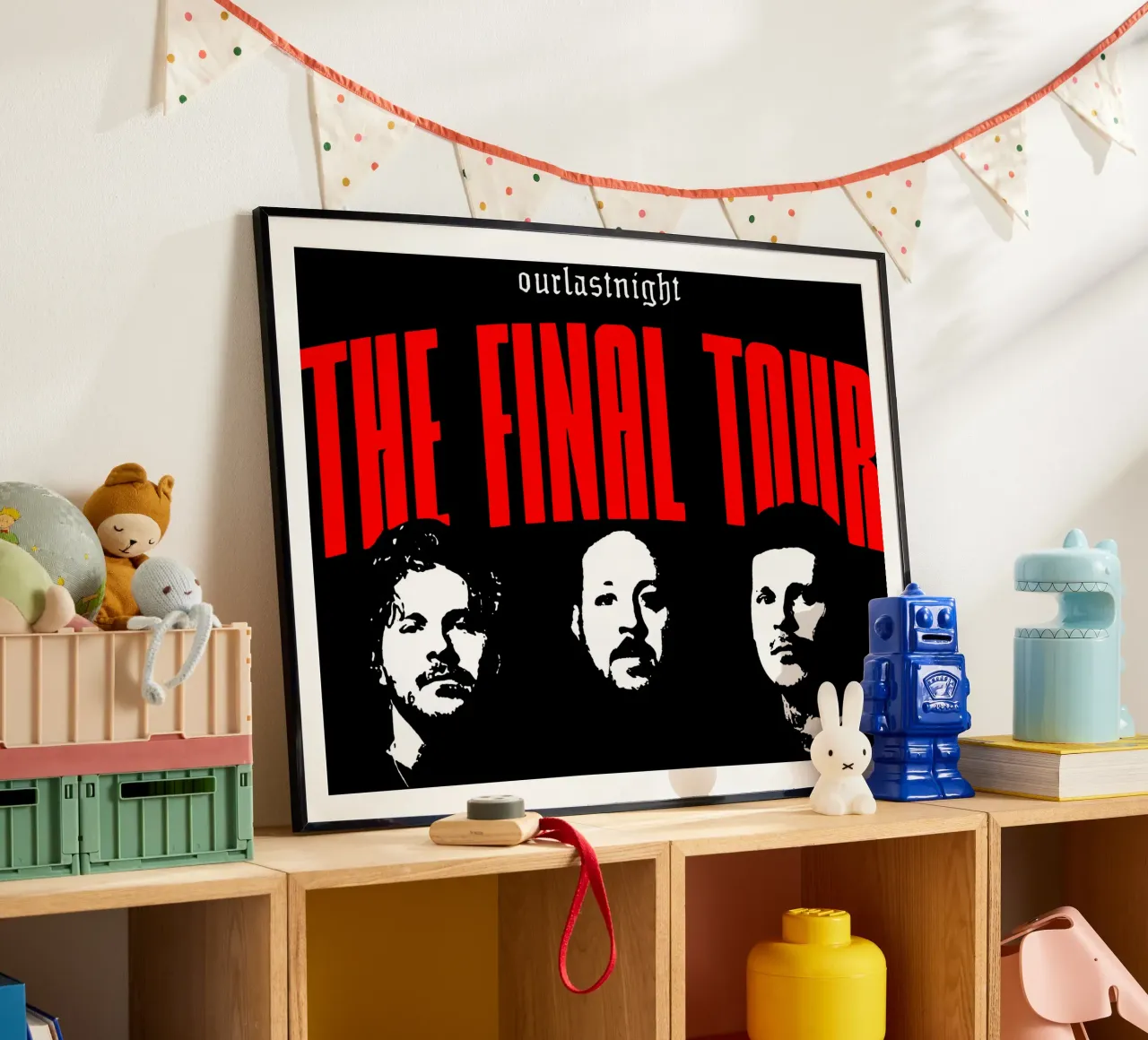 Maglietta classica The Final Tour poster con telaio in alluminio da bloodstreetmagazine