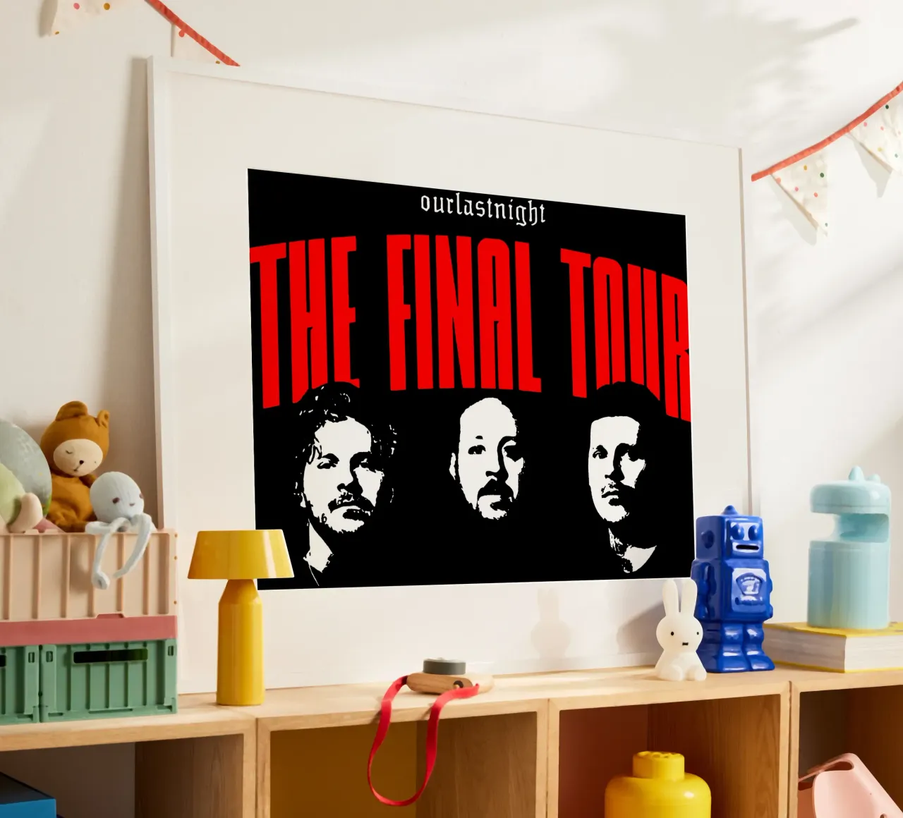 Maglietta classica The Final Tour poster con telaio in alluminio da bloodstreetmagazine