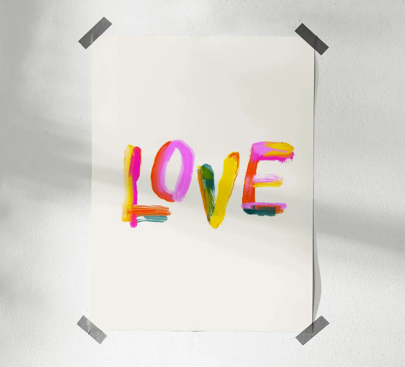 L'amore poster da Giggly Colors