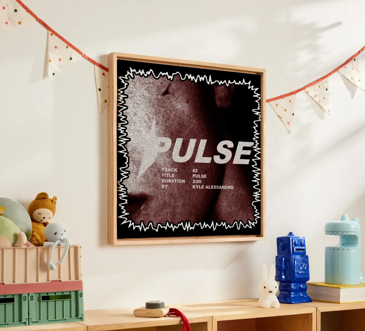 Kyle Alessandro Pop canvas with Floater frame by skurtow