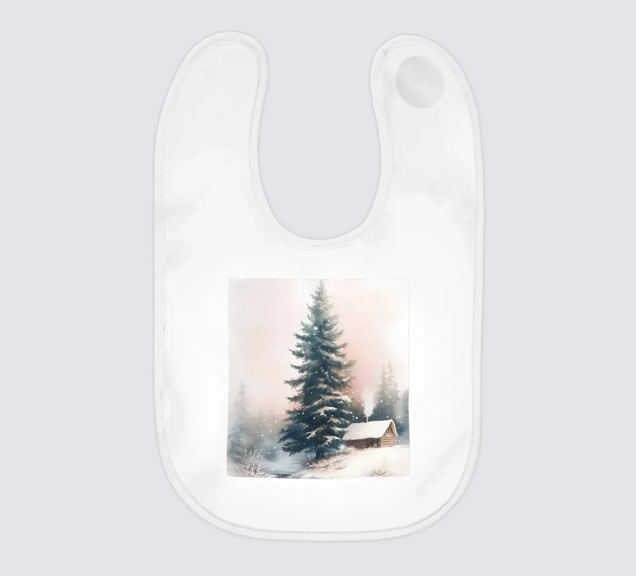 Romantico rifugio invernale in una foresta innevata con ruscello bavaglino da Studio Vibe