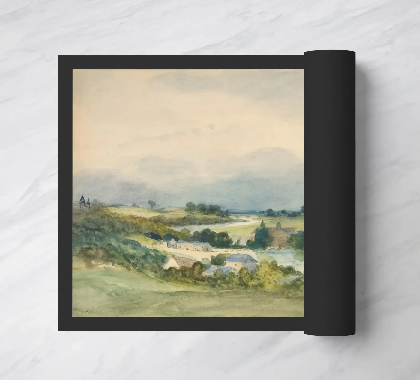 Extensive landscape deurmat van vintageshop